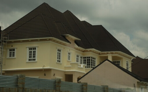 博天彩石金属瓦的运用