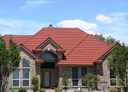 博天彩石金属瓦屋面